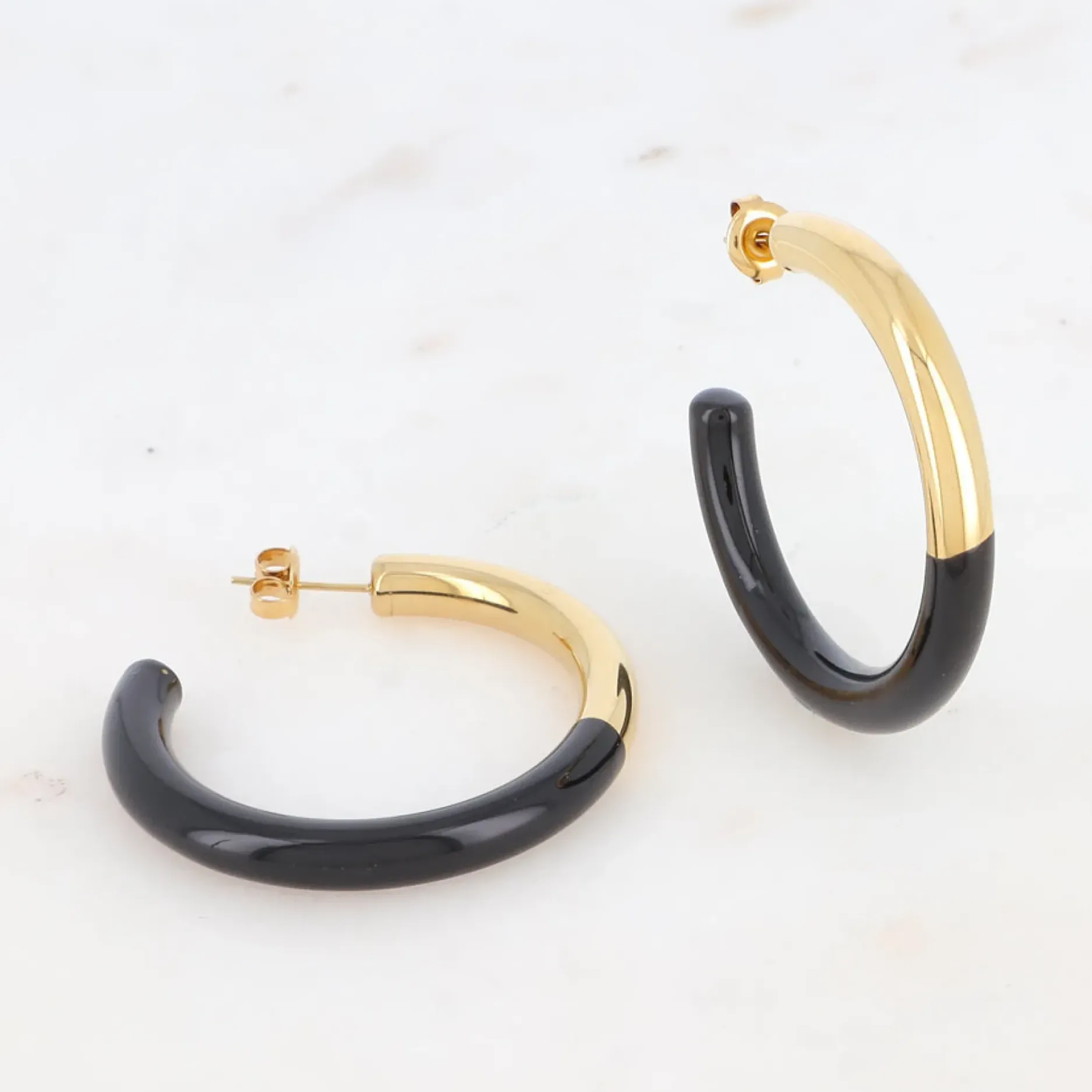 Online HippieChic Créoles avec Émail