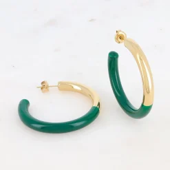 Online HippieChic Créoles avec Émail