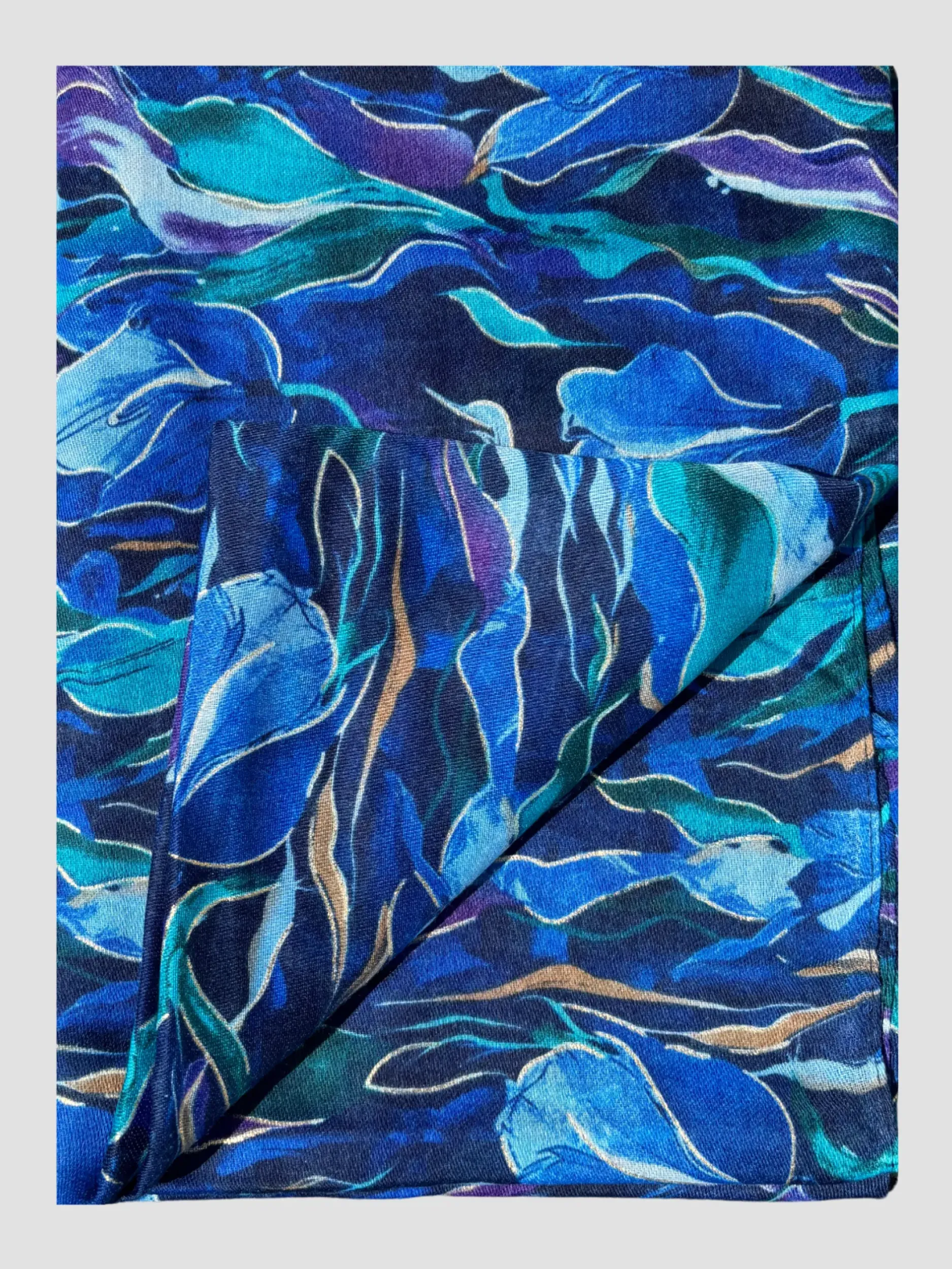 Best HippieChic Foulard Fleurs Doré