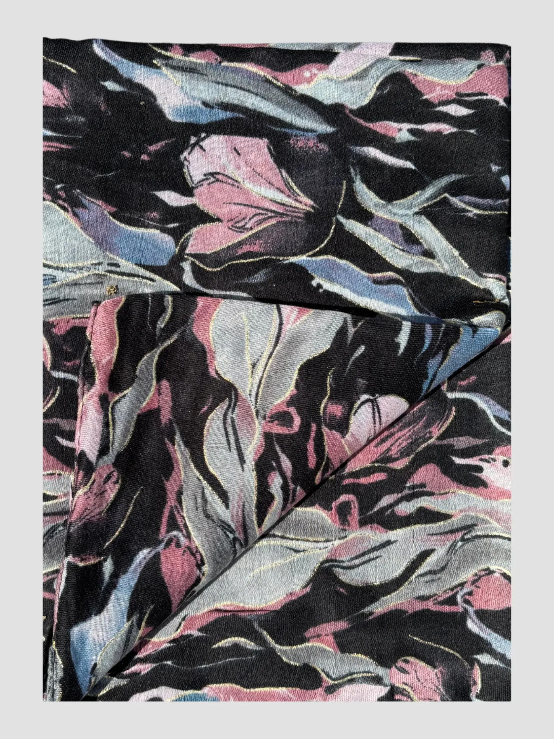 Best HippieChic Foulard Fleurs Doré