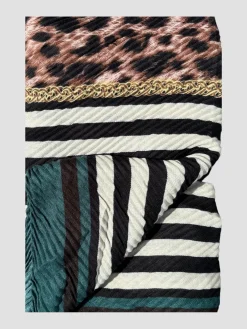 Store HippieChic Foulard Froncé Léopard