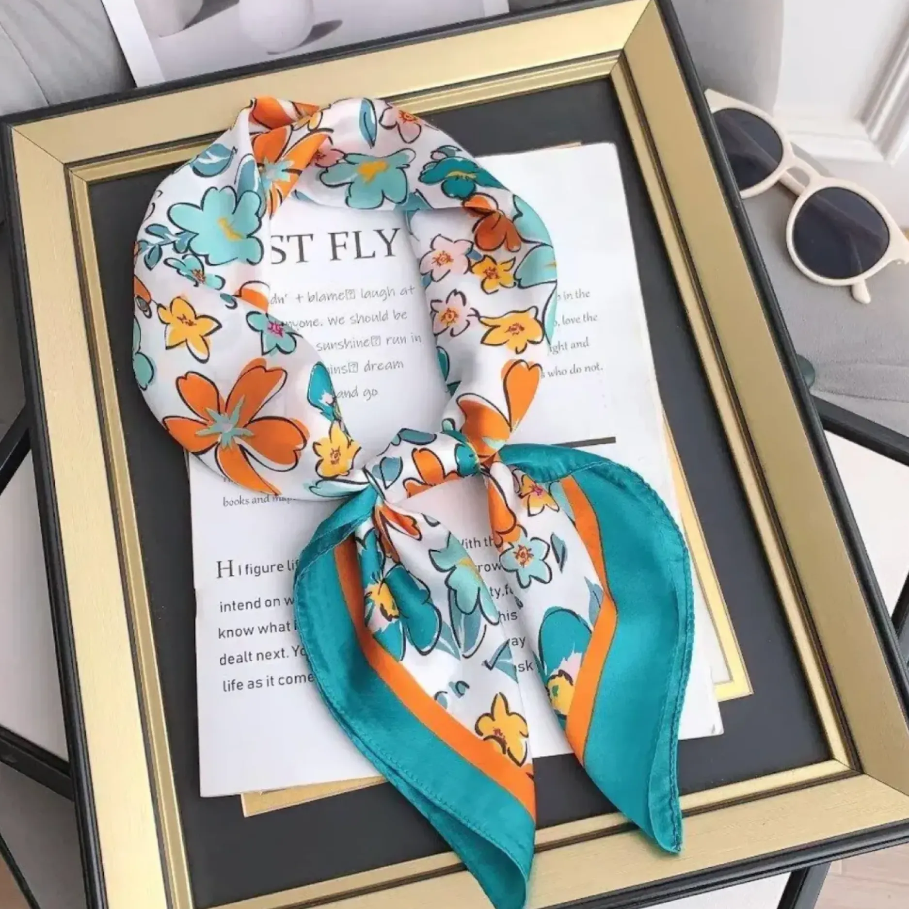 Cheap HippieChic Foulard Sunshine BleuCanard