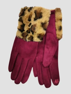 Hot HippieChic Gants Fourrés Léopard