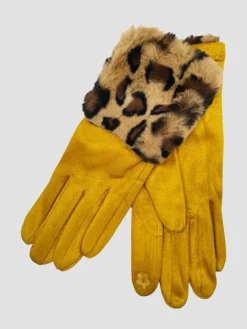 Hot HippieChic Gants Fourrés Léopard