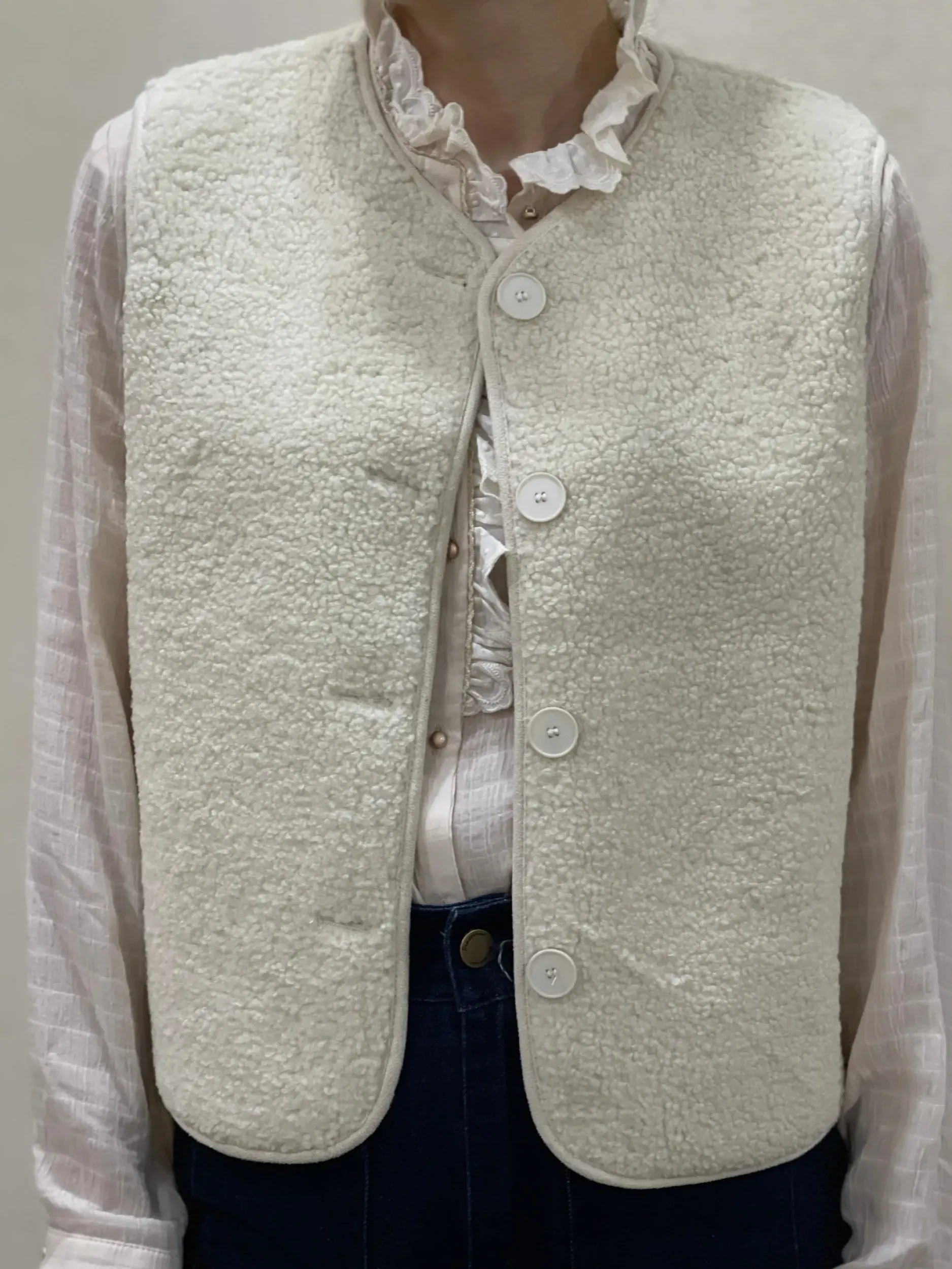 Store HippieChic Gilet Bouclette Uni