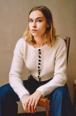 Discount HippieChic Gilet Boutons Noir