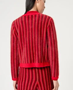 Hot HippieChic Gilet Court Grenat