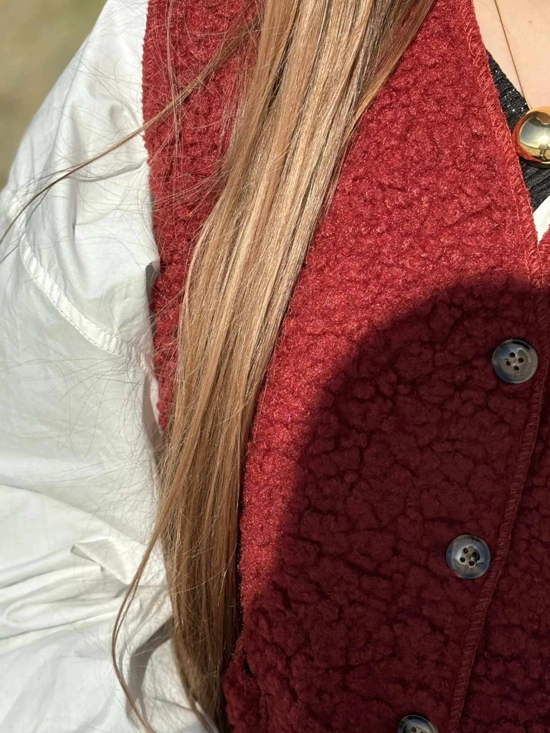 Best HippieChic Gilet sans Manches Bouclettes