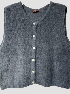 Sale HippieChic Gilet Sans Manches Boutonné