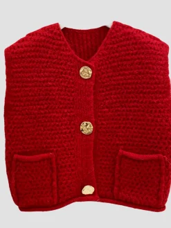 Cheap HippieChic Gilet Sans Manches Crochet