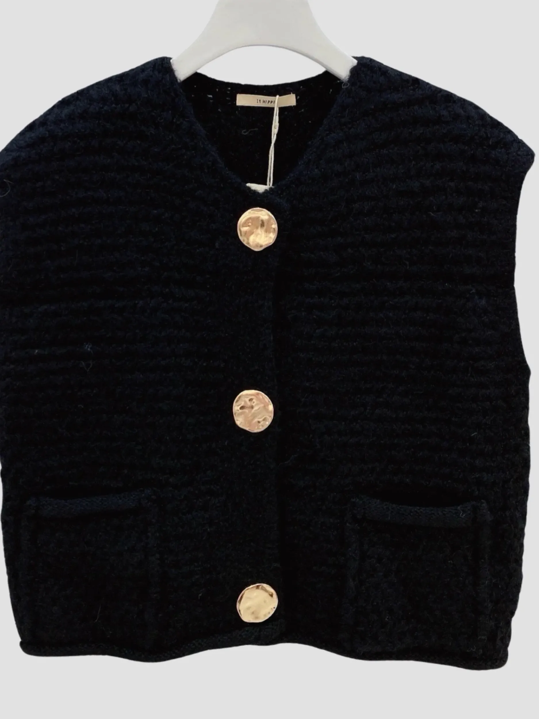 Cheap HippieChic Gilet Sans Manches Crochet