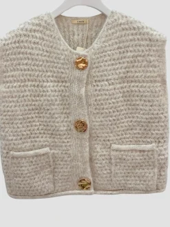 Cheap HippieChic Gilet Sans Manches Crochet