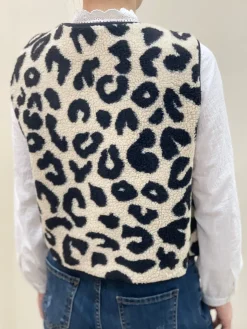 Outlet HippieChic Gilet sans Manches Léopard