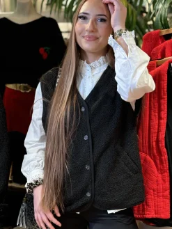 Sale HippieChic Gilet sans Manches Poches Plates