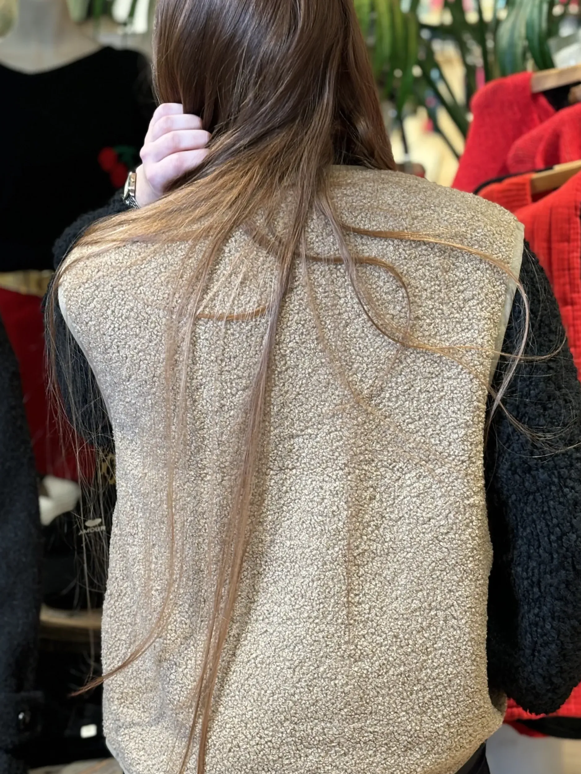 Sale HippieChic Gilet sans Manches Poches Plates