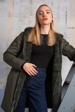 Shop HippieChic Imperméable Réversible Marius Noir