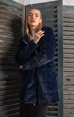 Shop HippieChic Imperméable Réversible Marius Noir