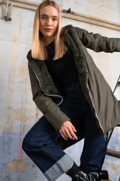 Shop HippieChic Imperméable Réversible Marius Noir