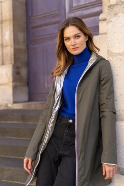 Shop HippieChic Imperméable Réversible Rembourrée Kakidoré