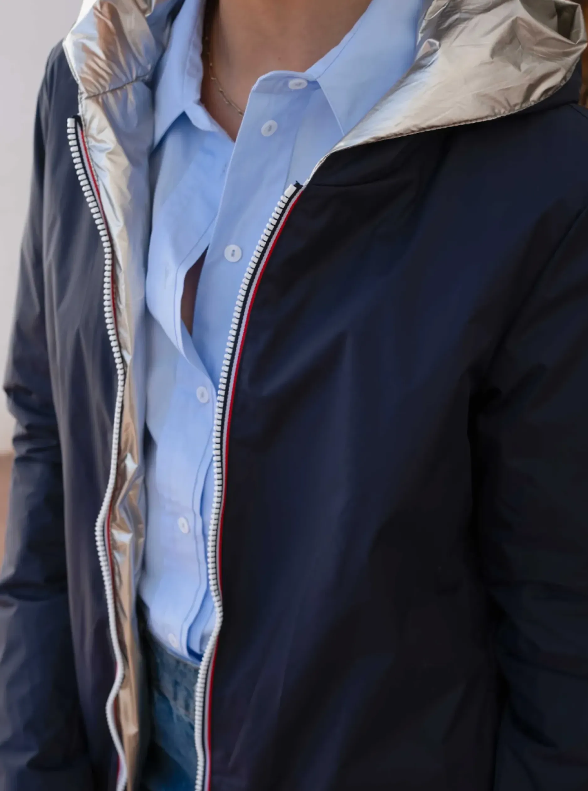 Shop HippieChic Imperméable Réversible Rembourrée Kakidoré