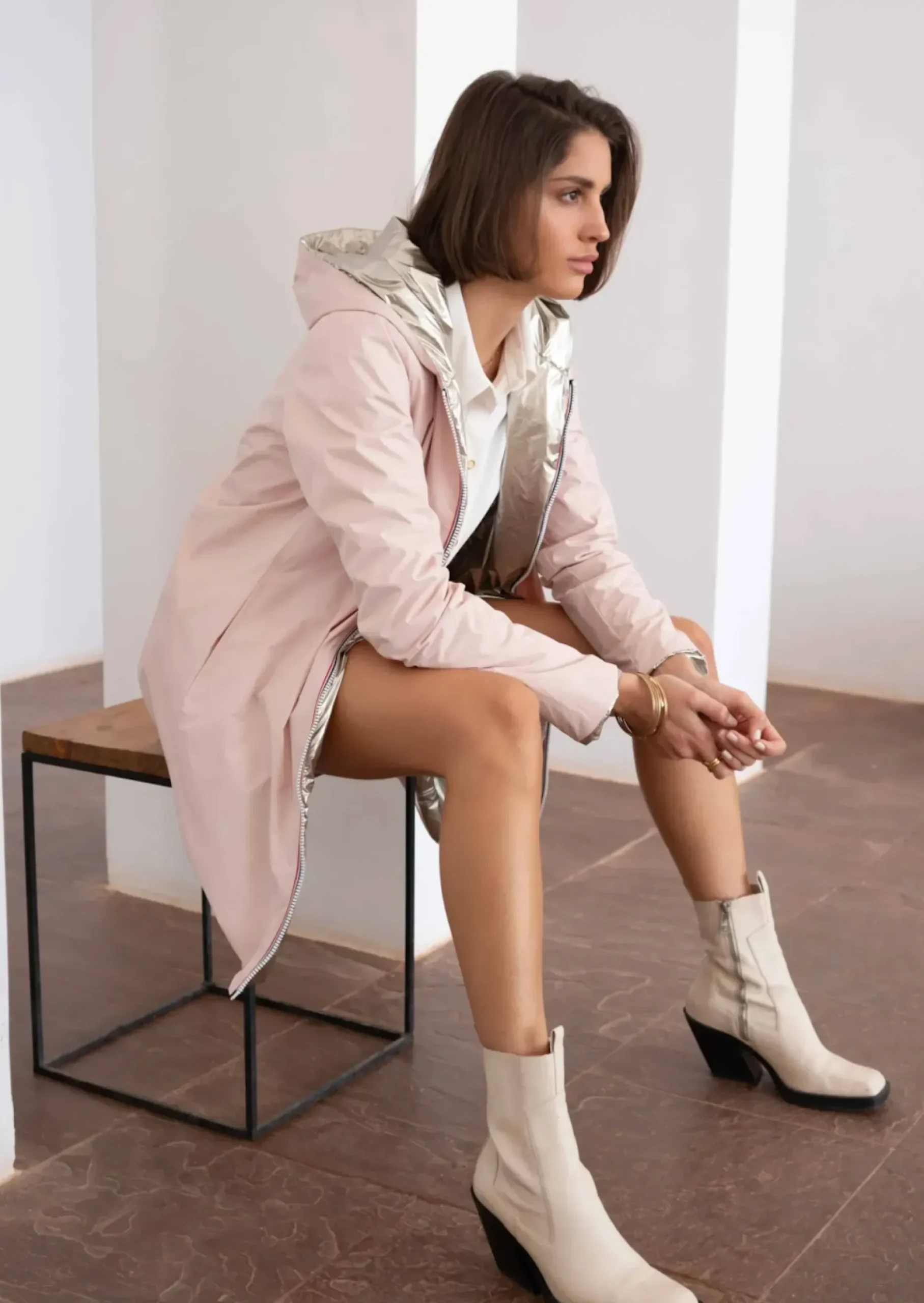 Shop HippieChic Imperméable Réversible Rembourrée Kakidoré