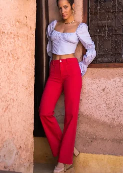 Best Sale HippieChic Jean Soan Rouge