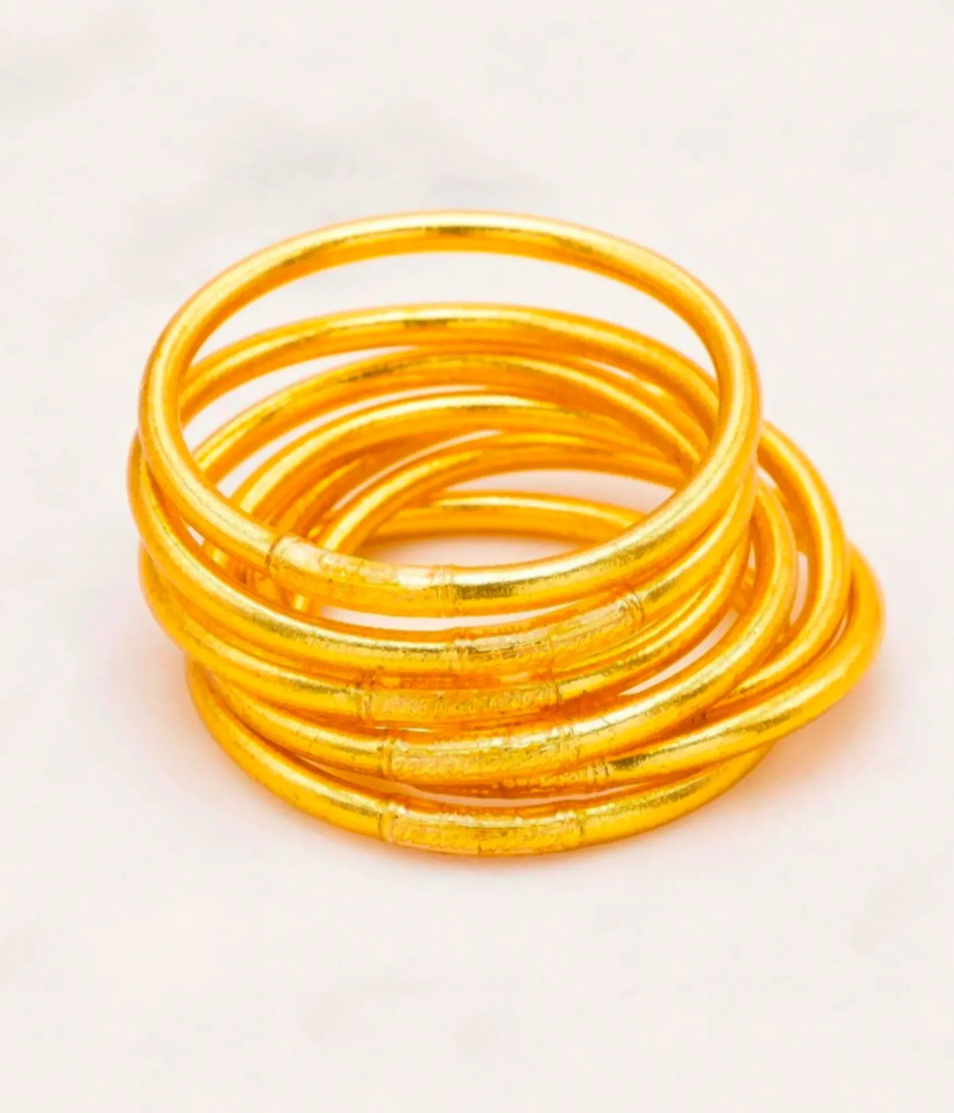 Online HippieChic Jonc Bouddhiste Doré