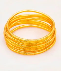 Cheap HippieChic Jonc Bouddhiste Fin Doré