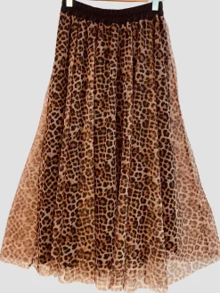 Best Sale HippieChic Jupe Tulle Léopard