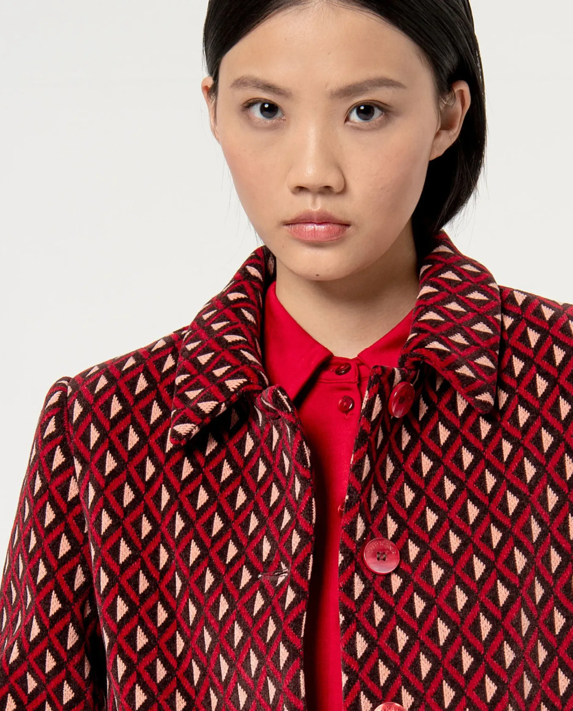 Cheap HippieChic Manteau Court en Jacquard