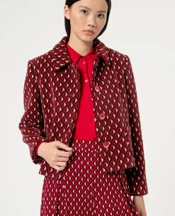 Cheap HippieChic Manteau Court en Jacquard