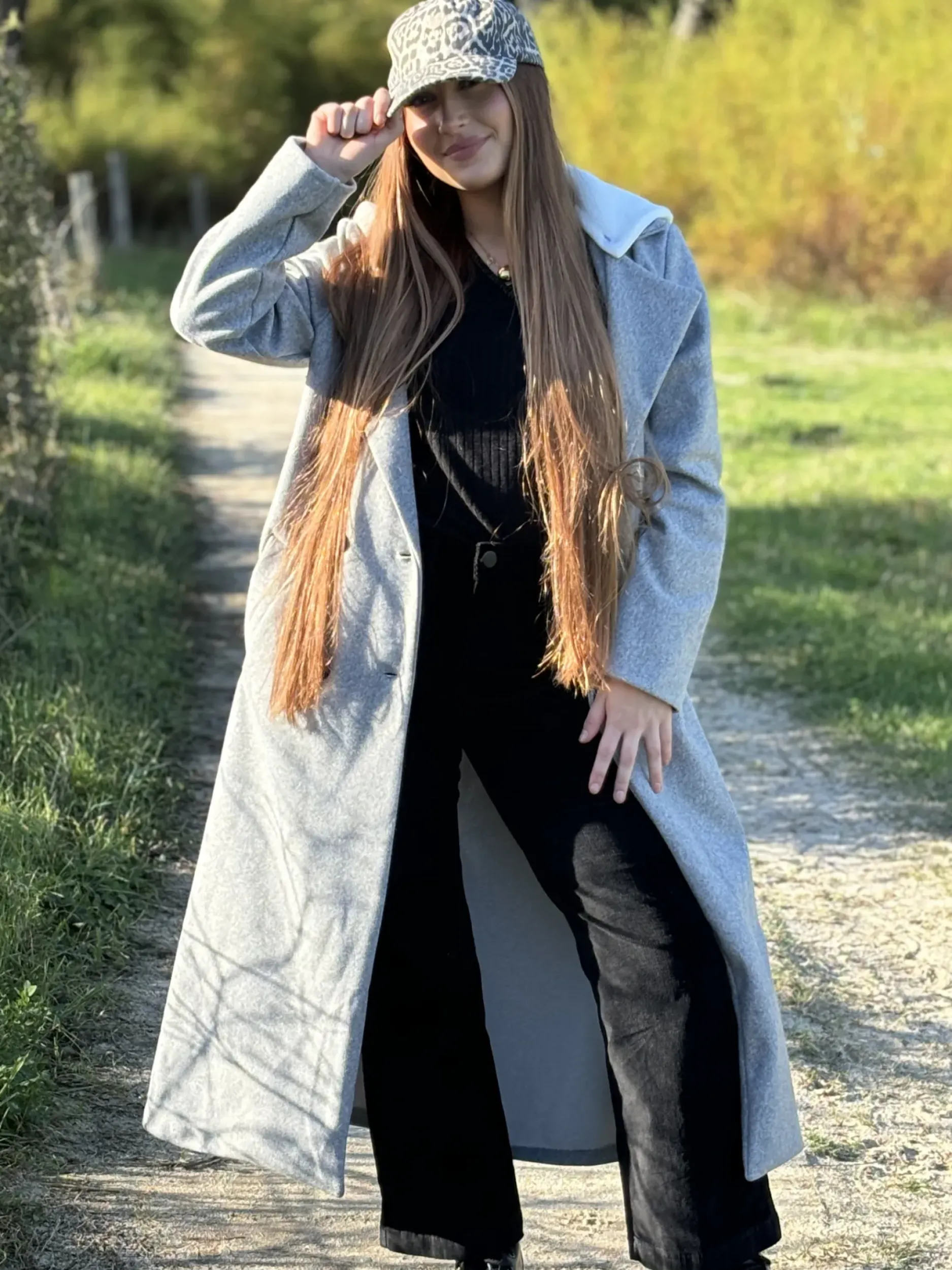 Clearance HippieChic Manteau Long à Capuche