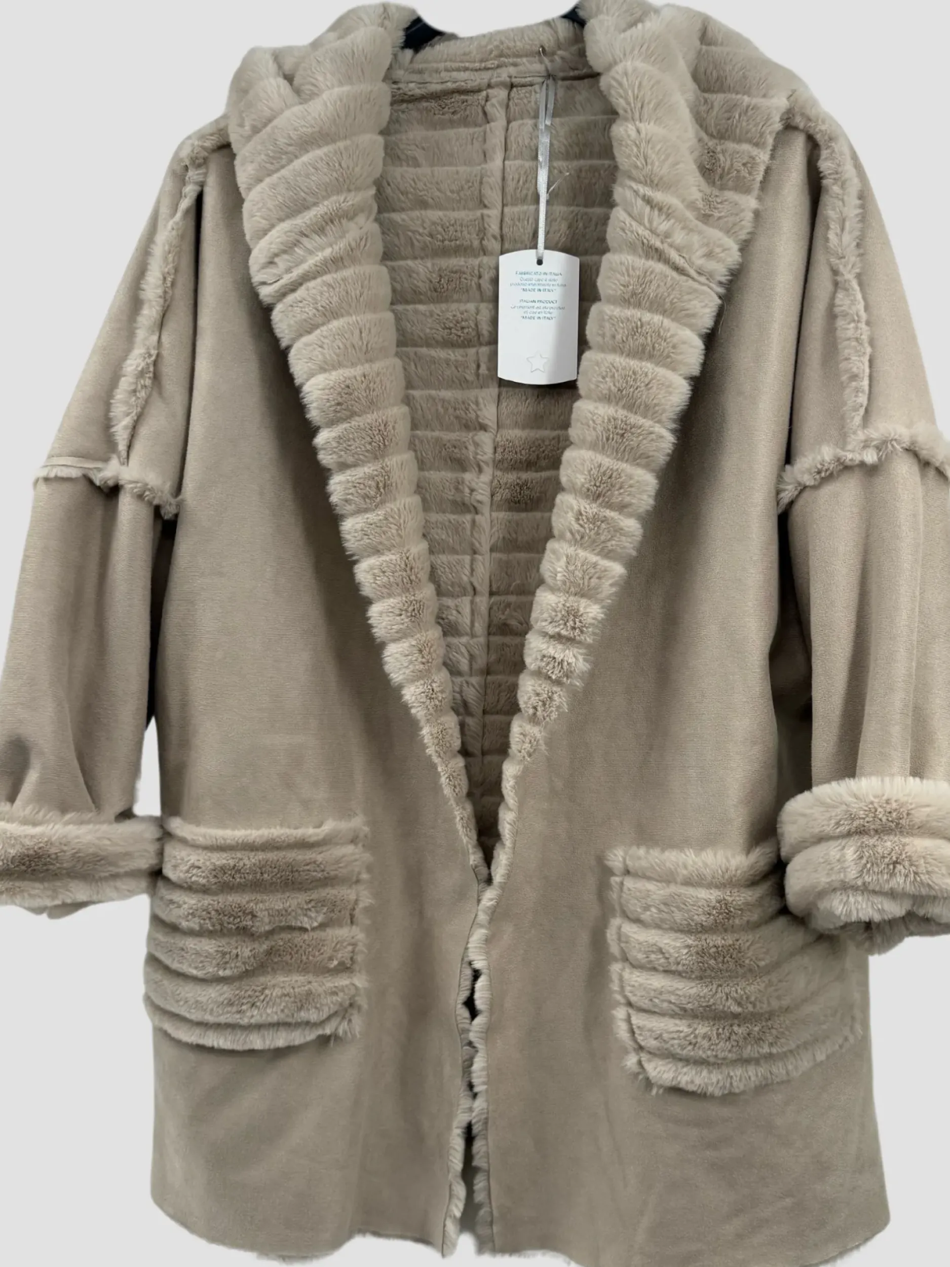 Sale HippieChic Manteau Réversible Fourrure