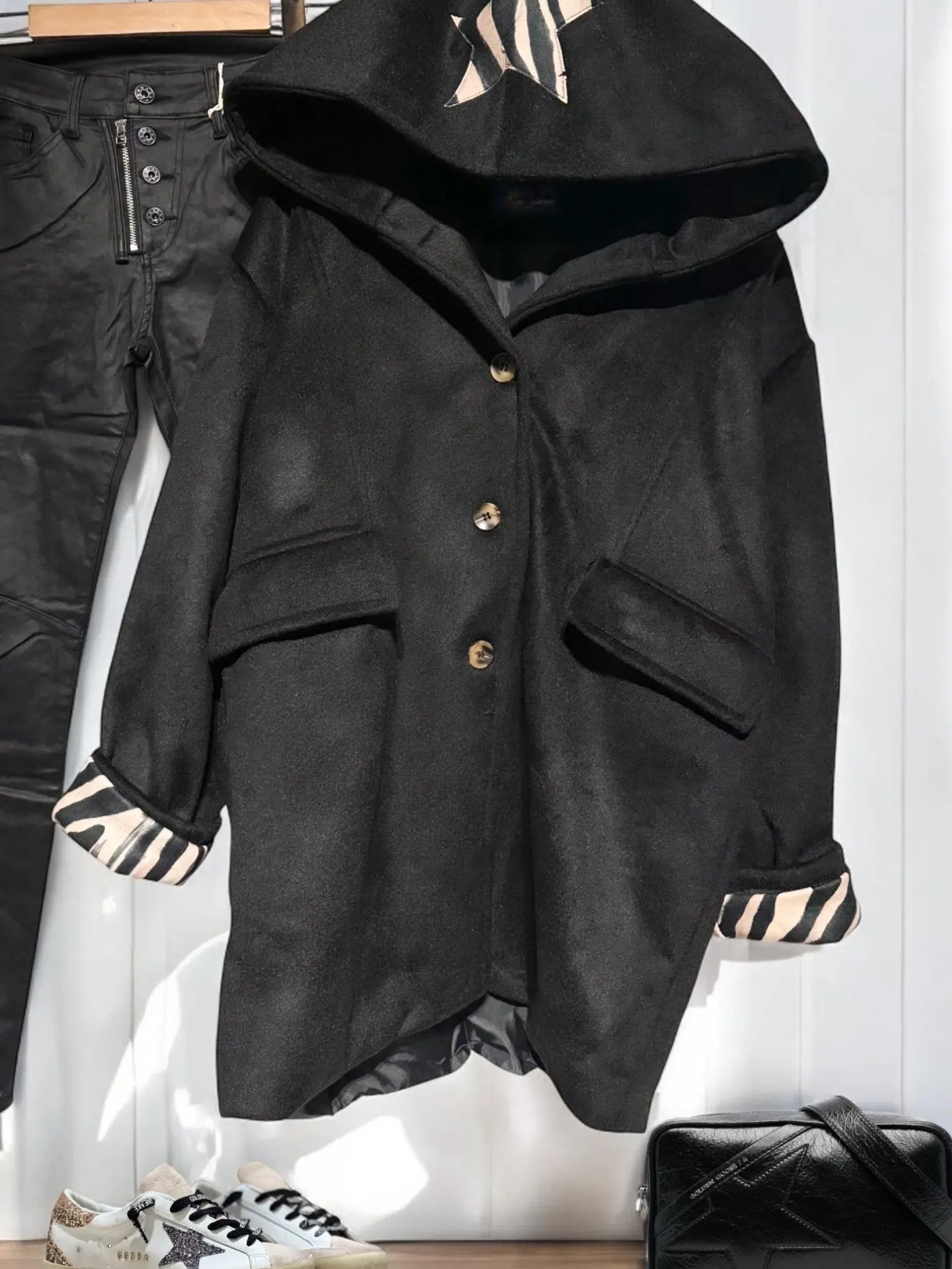 Online HippieChic Manteau Star Zébra