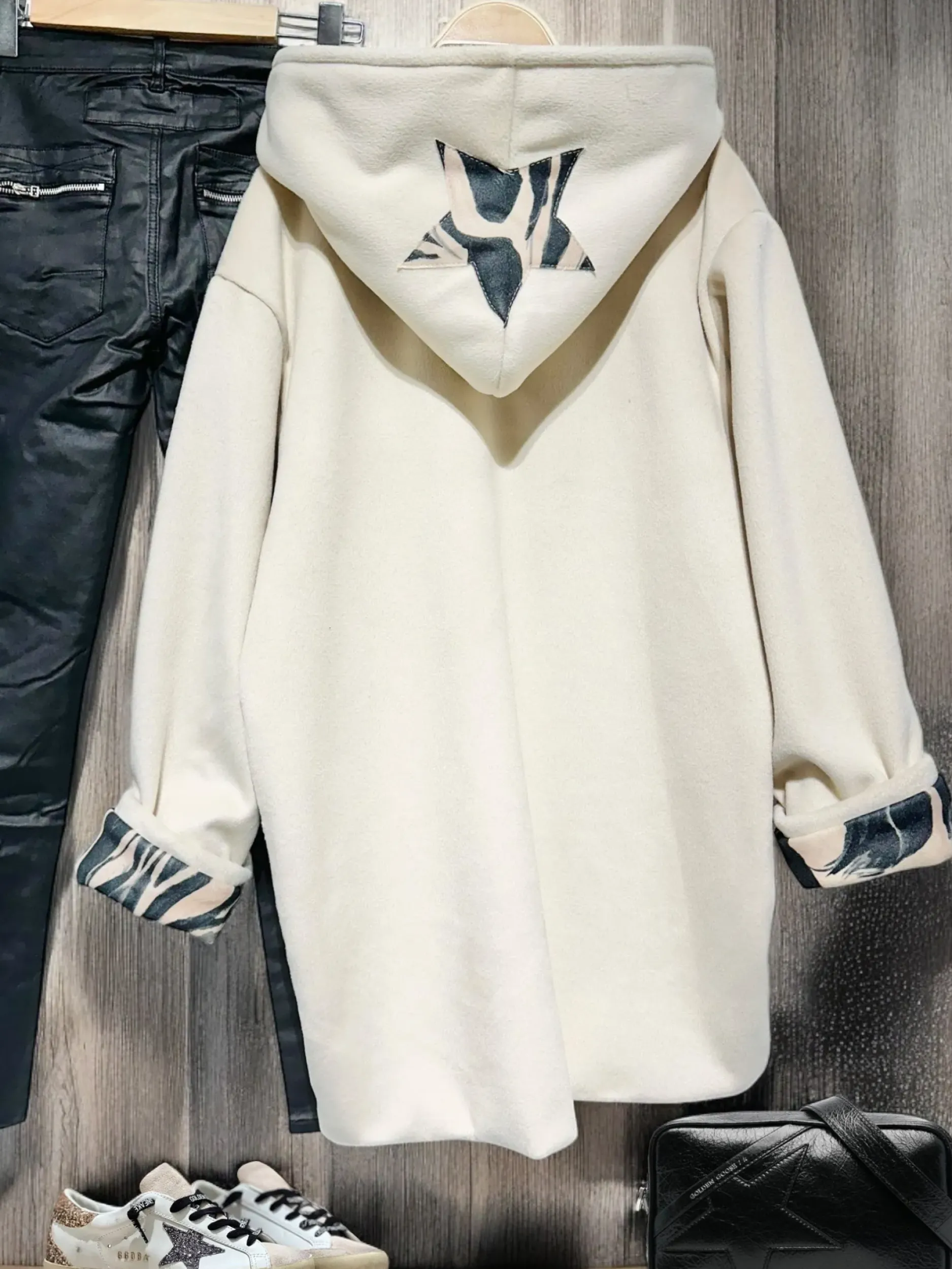 Online HippieChic Manteau Star Zébra