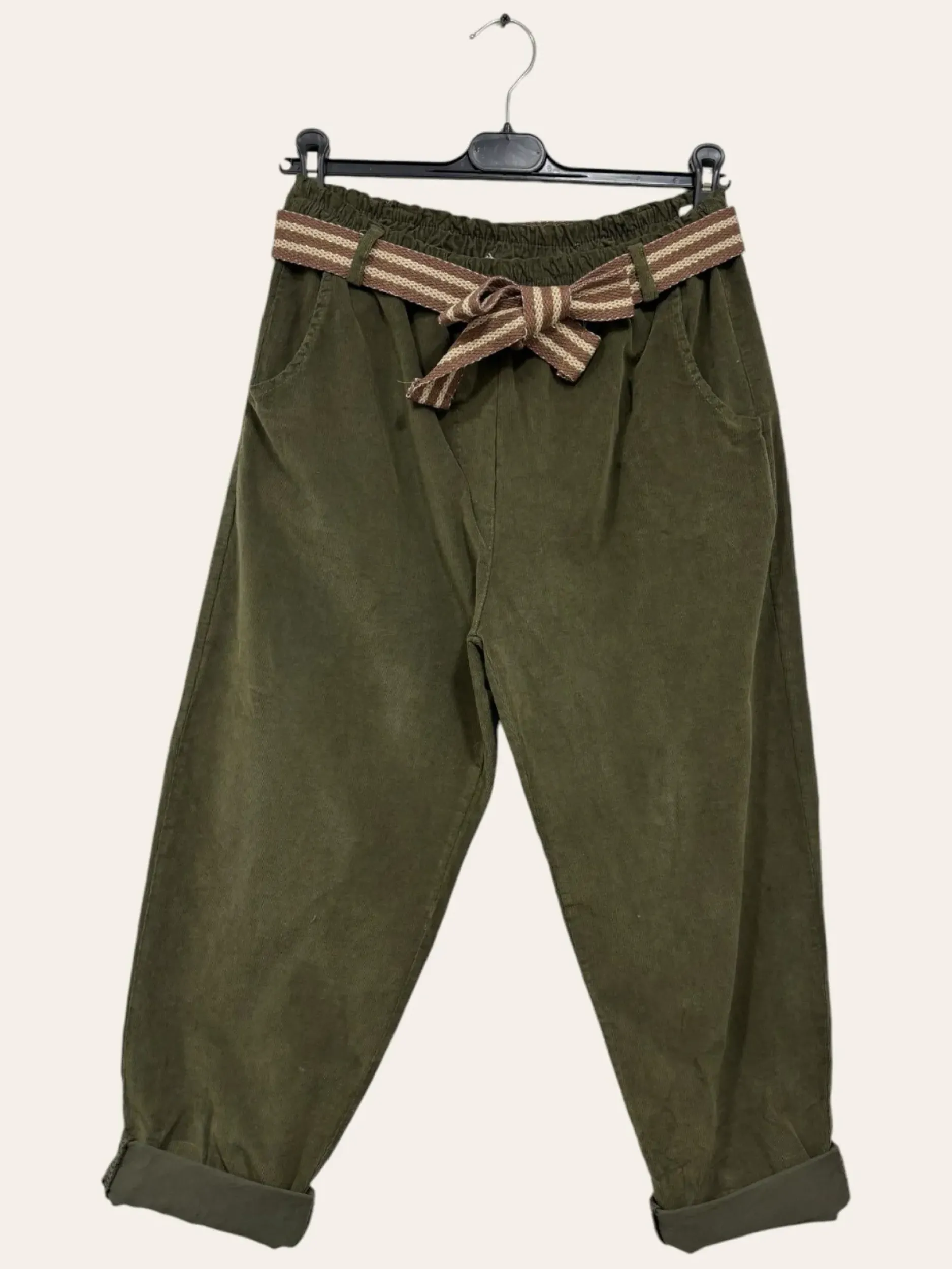 Hot HippieChic Pantalon Lucinda Velours du 44 au 48