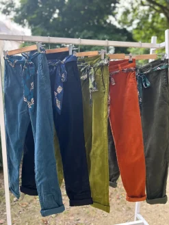 Discount HippieChic Pantalon Nola en Velours