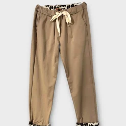 Sale HippieChic Pantalon Revers Léopard