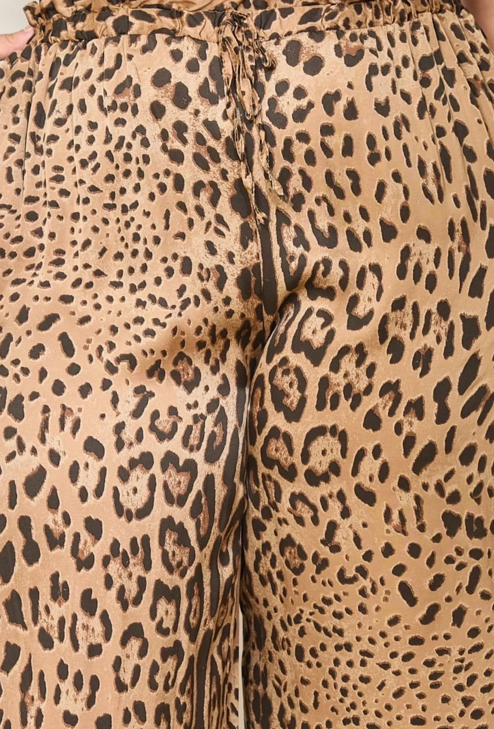 Hot HippieChic Pantalon Satiné Léopard