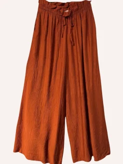 Store HippieChic Pantalon Évasé Crépon