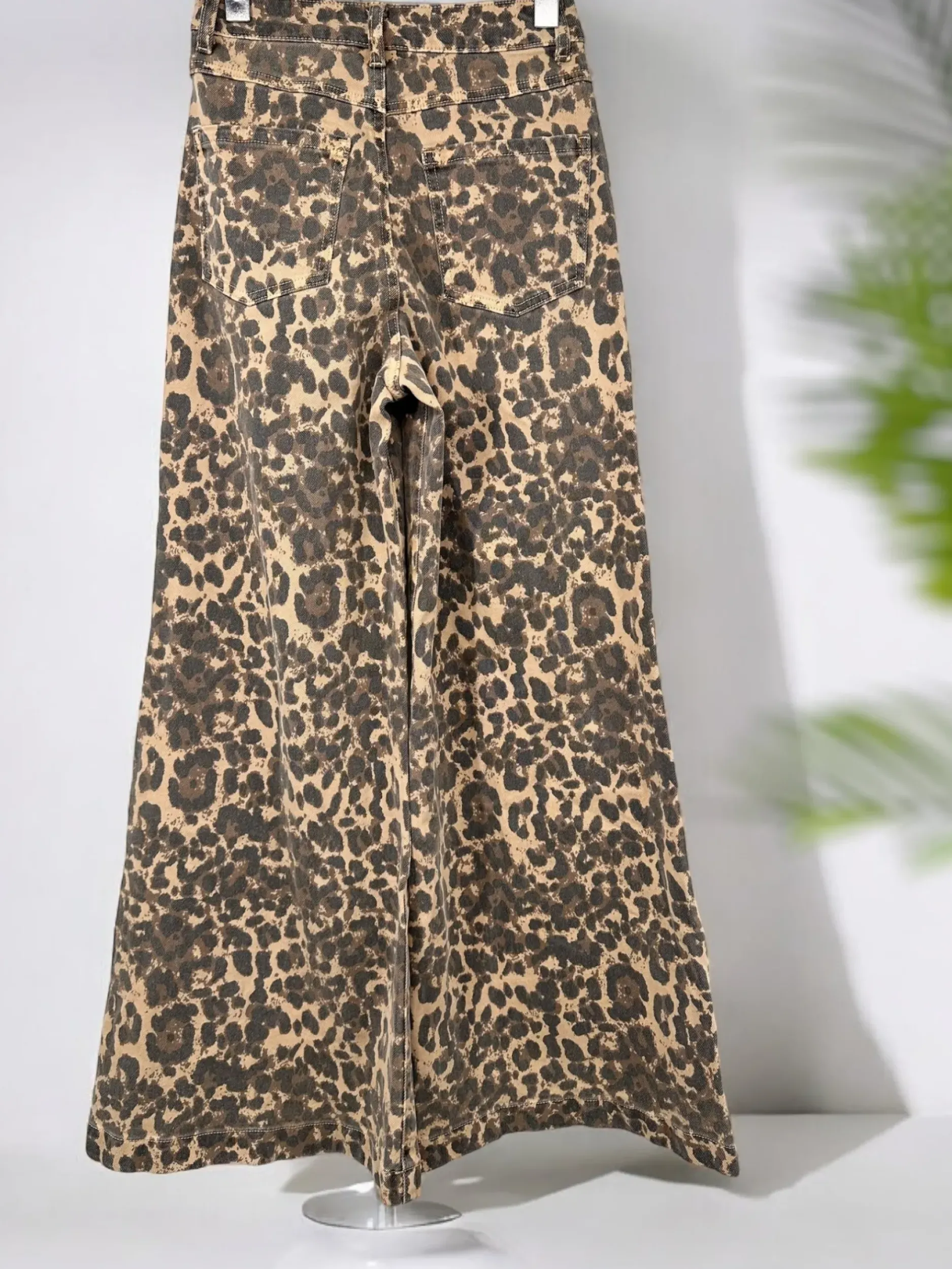 Cheap HippieChic Pantalon évasé Melly léopard