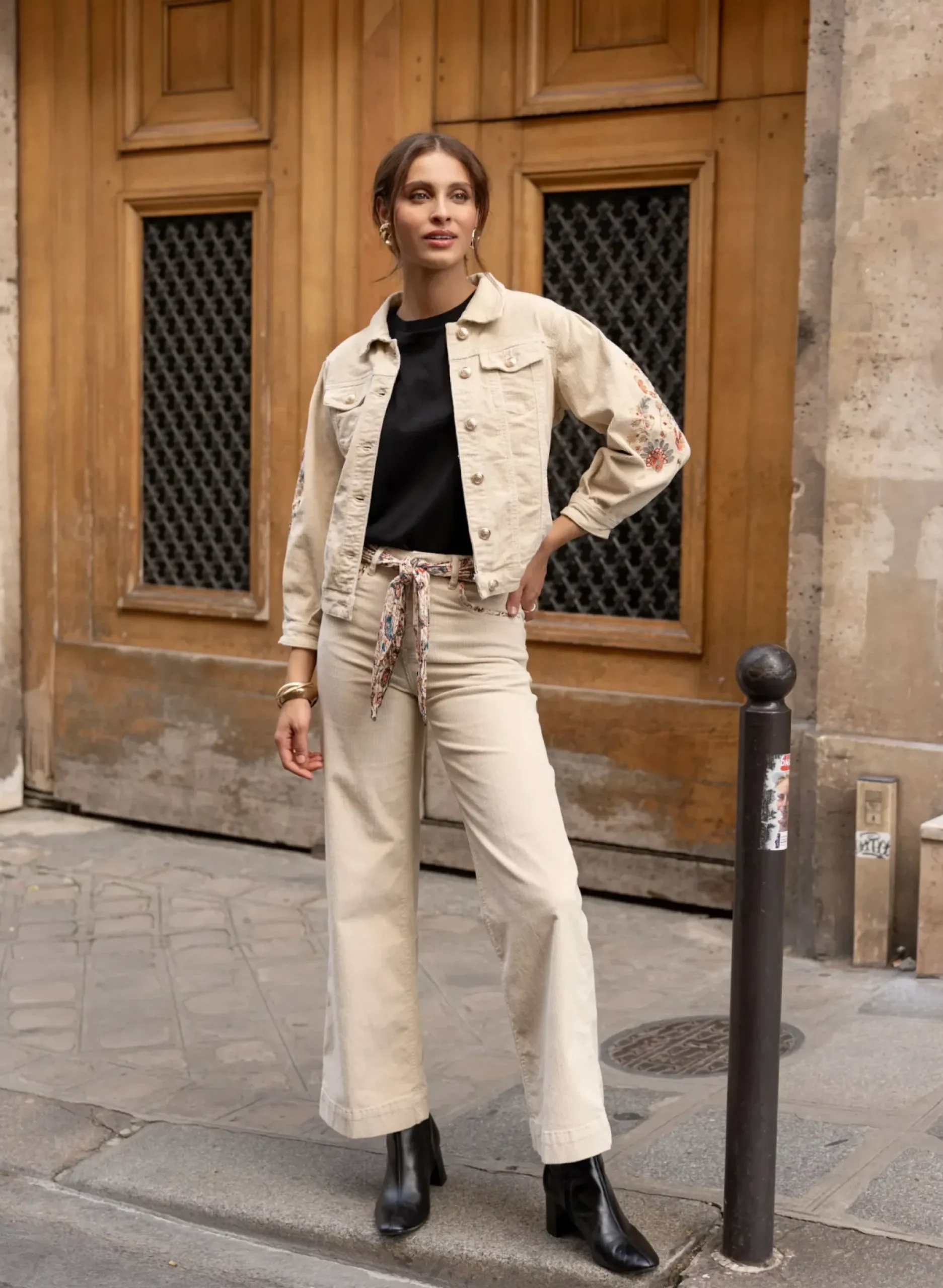 Store HippieChic Pantalon Velours Daly