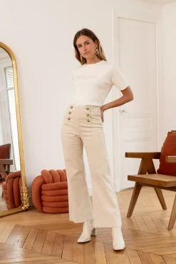 Shop HippieChic Pantalon Velours Victorine