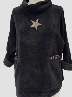 Clearance HippieChic Polaire Col Roulé