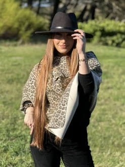 Discount HippieChic Poncho Léopard
