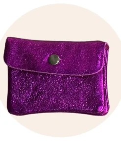 Online HippieChic Porte Monnaie Brillant Cuir Noir