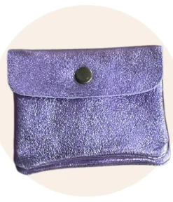 Online HippieChic Porte Monnaie Brillant Cuir Noir