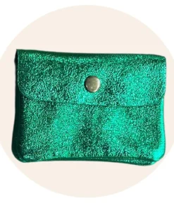 Online HippieChic Porte Monnaie Brillant Cuir Noir