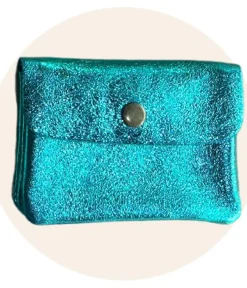 Online HippieChic Porte Monnaie Brillant Cuir Noir