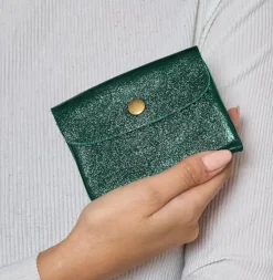 Online HippieChic Porte Monnaie Brillant Cuir Noir